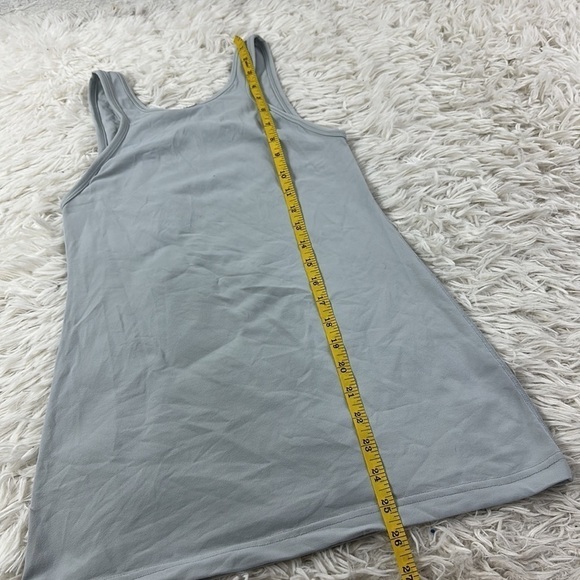 Lululemon Front Racer Tank Silver - Picture 3 of 6